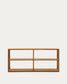 Libreria Maymai con struttura in legno massiccio di rovere 180 x 81 cm
