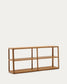 Libreria Maymai con struttura in legno massiccio di rovere 180 x 81 cm
