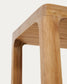 Libreria Maymai con struttura in legno massiccio di rovere 90 x 193 cm