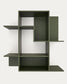Scaffale modulare in MDF laccato verde Ina 80 x 80 cm