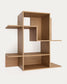 Scaffalatura modulare Ina in impiallacciatura di rovere con finitura in tono naturale 80x80 cm