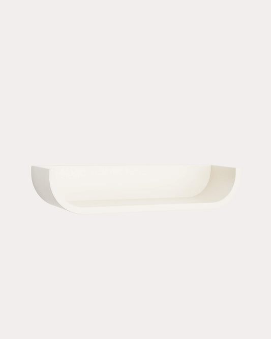 Mensola Salaya in legno compensato di frassino con finitura beige 60 x 12 cm