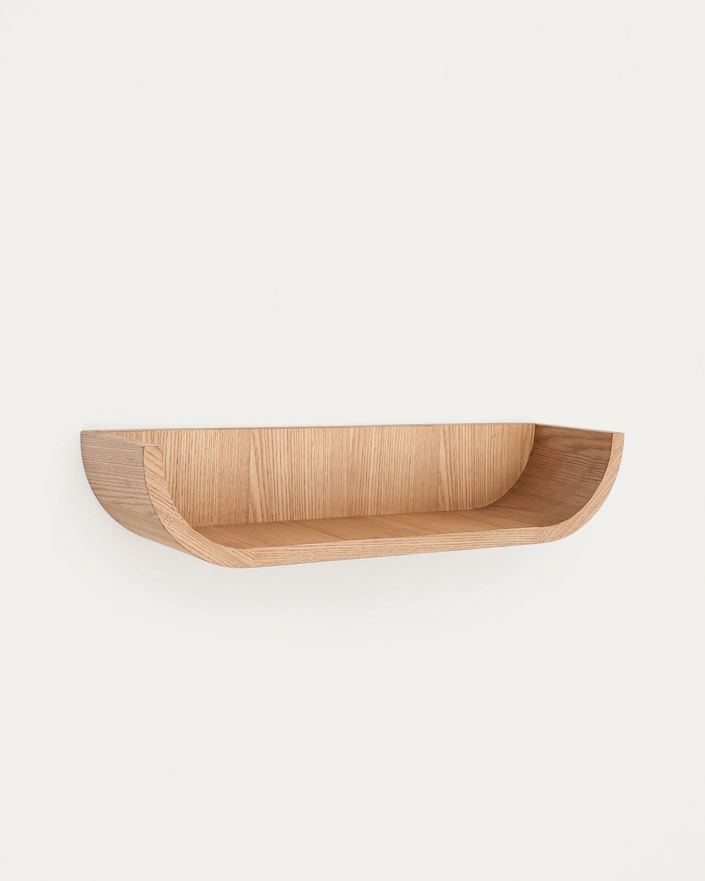 Mensola Salaya in legno compensato di frassino con finitura naturale 60 x 12 cm