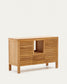 Mobile da bagno Kenta legno massiccio di teak finitura naturale 120 x 45 cm