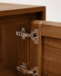 Mobile da bagno Kenta in legno massiccio di teak finitura naturale 90 x 45 cm