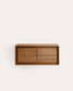 Mobile da bagno Kenta in legno massiccio di teak finitura naturale 90 x 45 cm
