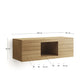 Mobile da bagno Yenit in legno massiccio di teak finitura naturale 120 x 45 cm