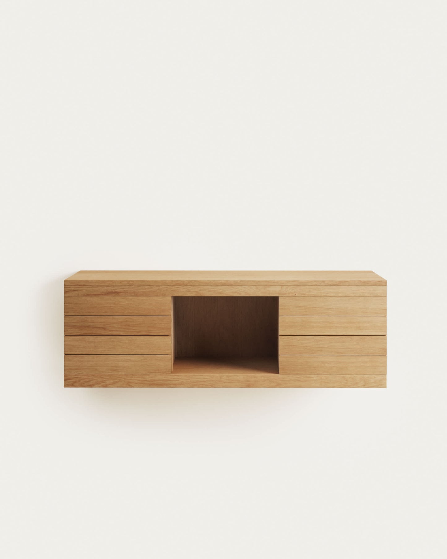 Mobile da bagno Yenit in legno massiccio di teak finitura naturale 120 x 45 cm