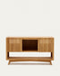 Mobile da bagno Kuveni in legno massiccio di teak finitura naturale 140 x 50 cm