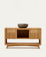 Mobile da bagno Kuveni in legno massiccio di teak finitura naturale 140 x 50 cm
