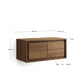 Mobile da bagno Kenta in legno massiccio di teak finitura noce 90 x 45 cm