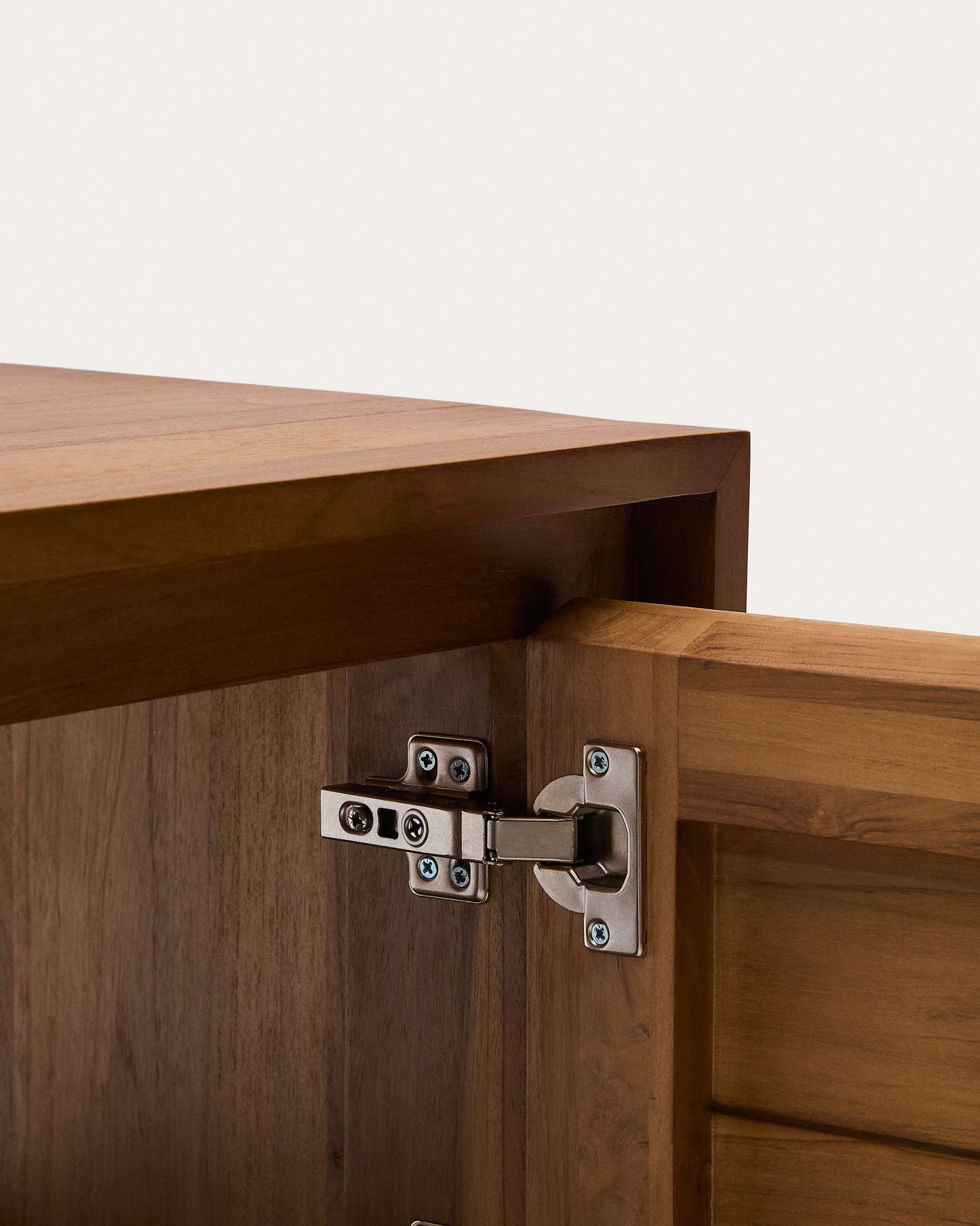 Mobile da bagno Kenta in legno massiccio di teak finitura noce 60 x 45 cm