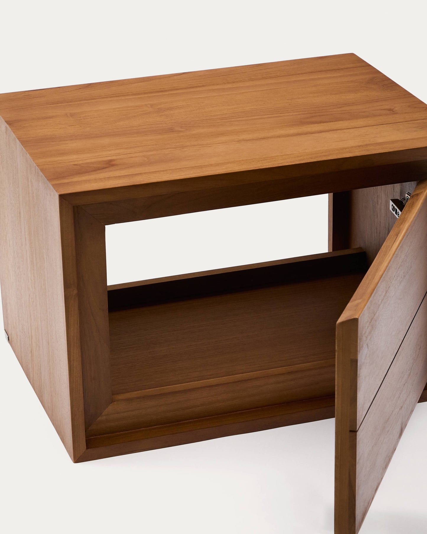 Mobile da bagno Kenta in legno massiccio di teak finitura noce 60 x 45 cm