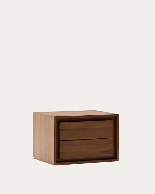 Mobile da bagno Kenta in legno massiccio di teak finitura noce 60 x 45 cm