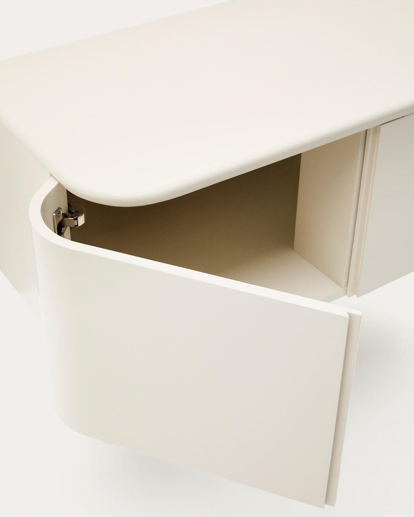 Mobile da bagno Salaya in legno compensato di frassino con finitura beige 90 x 45 cm