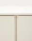 Mobile da bagno Salaya in legno compensato di frassino con finitura beige 90 x 45 cm