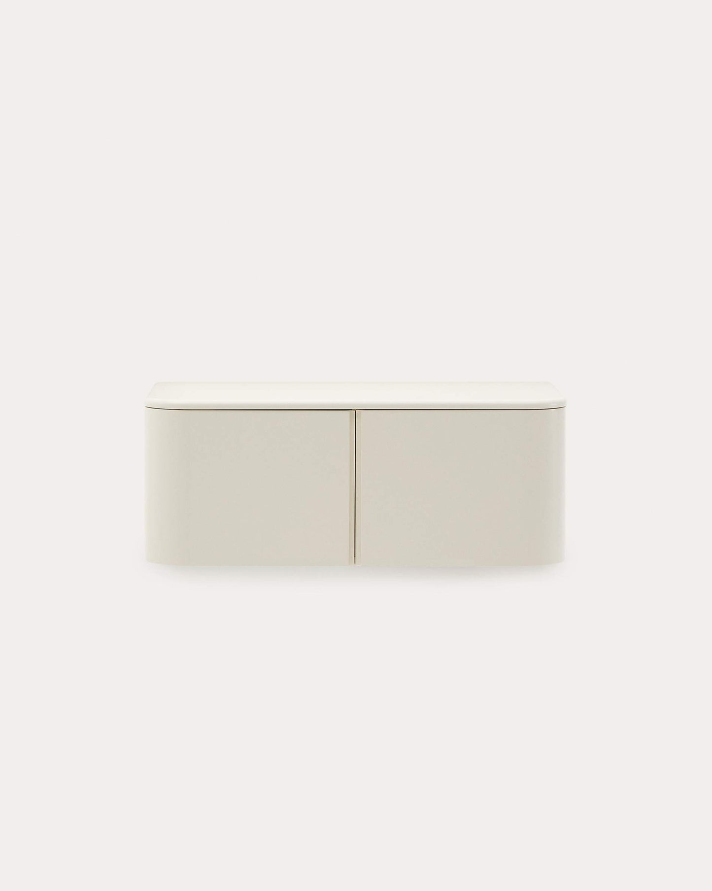 Mobile da bagno Salaya in legno compensato di frassino con finitura beige 90 x 45 cm