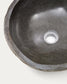 Lavabo da appoggio Tetsu in pietra Ø 40 cm