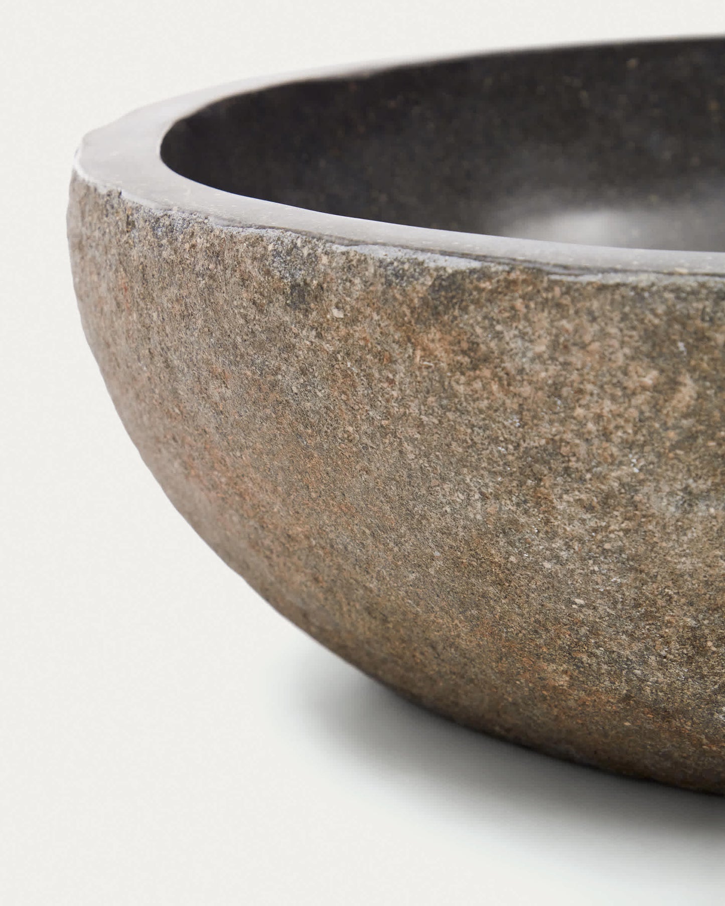 Lavabo da appoggio Tetsu in pietra Ø 40 cm