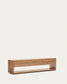 Mobile TV Alguema 3 cassetti impiallacciato rovere finitura naturale 200 x 51 cm