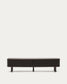 Mobile TV Mailen 2 porte in impiallacciatura di frassino con finitura scura 200 x 50 cm