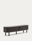 Mobile TV Mailen 2 porte in impiallacciatura di frassino con finitura scura 200 x 50 cm