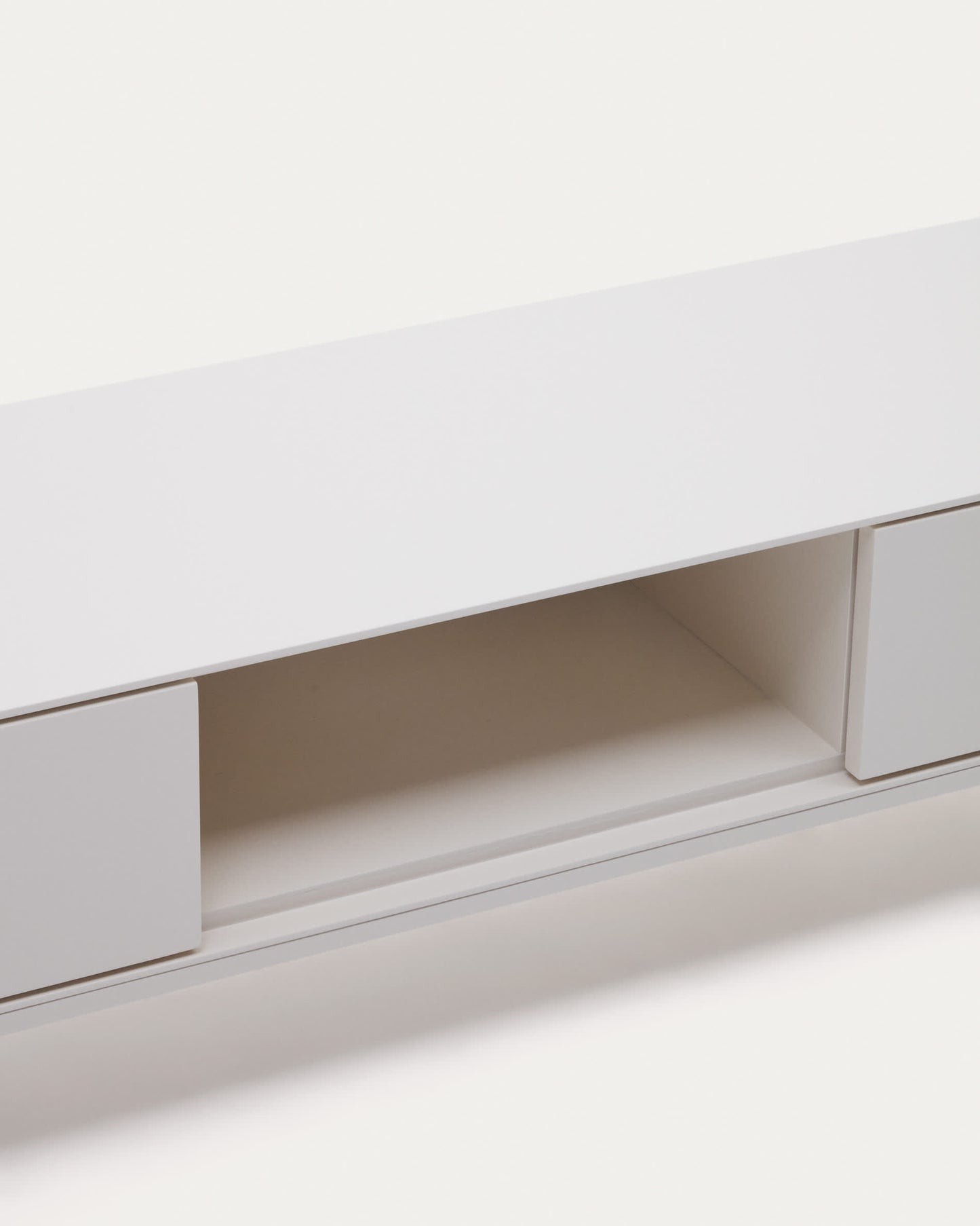 Mobile TV Vedrana 3 cassetti laccato bianco 195 x 35 cm