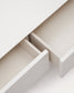 Mobile TV Vedrana 3 cassetti laccato bianco 195 x 35 cm