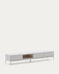 Mobile TV Vedrana 3 cassetti laccato bianco 195 x 35 cm