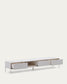 Mobile TV Vedrana 3 cassetti laccato bianco 195 x 35 cm