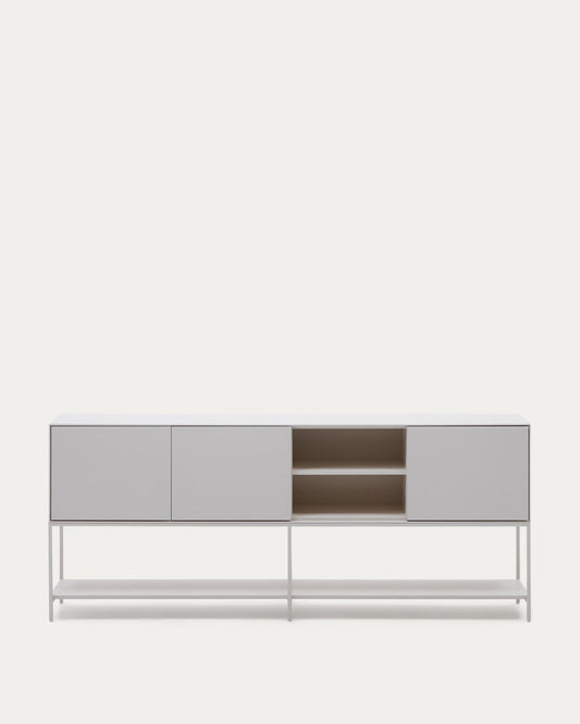 Credenza Vedrana 3 ante laccato bianco 195 x 80 cm