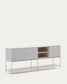 Credenza Vedrana 3 ante laccato bianco 195 x 80 cm
