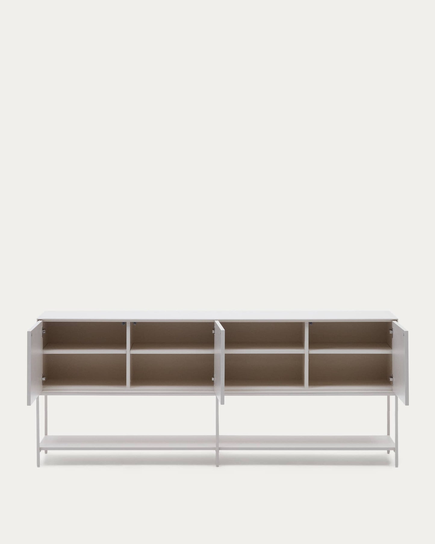 Credenza Vedrana 3 ante laccato bianco 195 x 80 cm