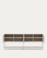 Credenza Vedrana 3 ante laccato bianco 195 x 80 cm