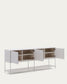 Credenza Vedrana 3 ante laccato bianco 195 x 80 cm