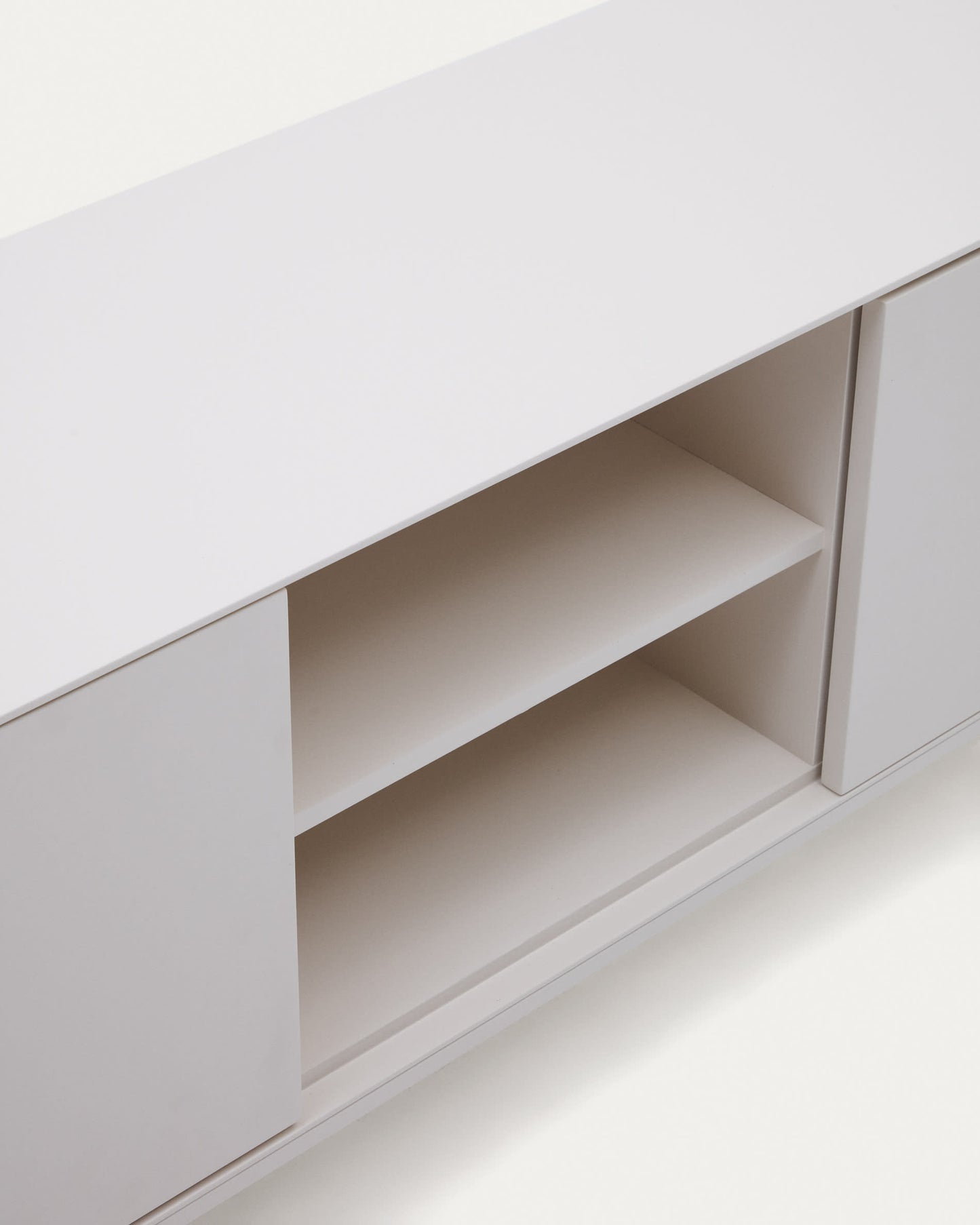 Mobile TV Vedrana 3 porte laccato bianco 195 x 55 cm