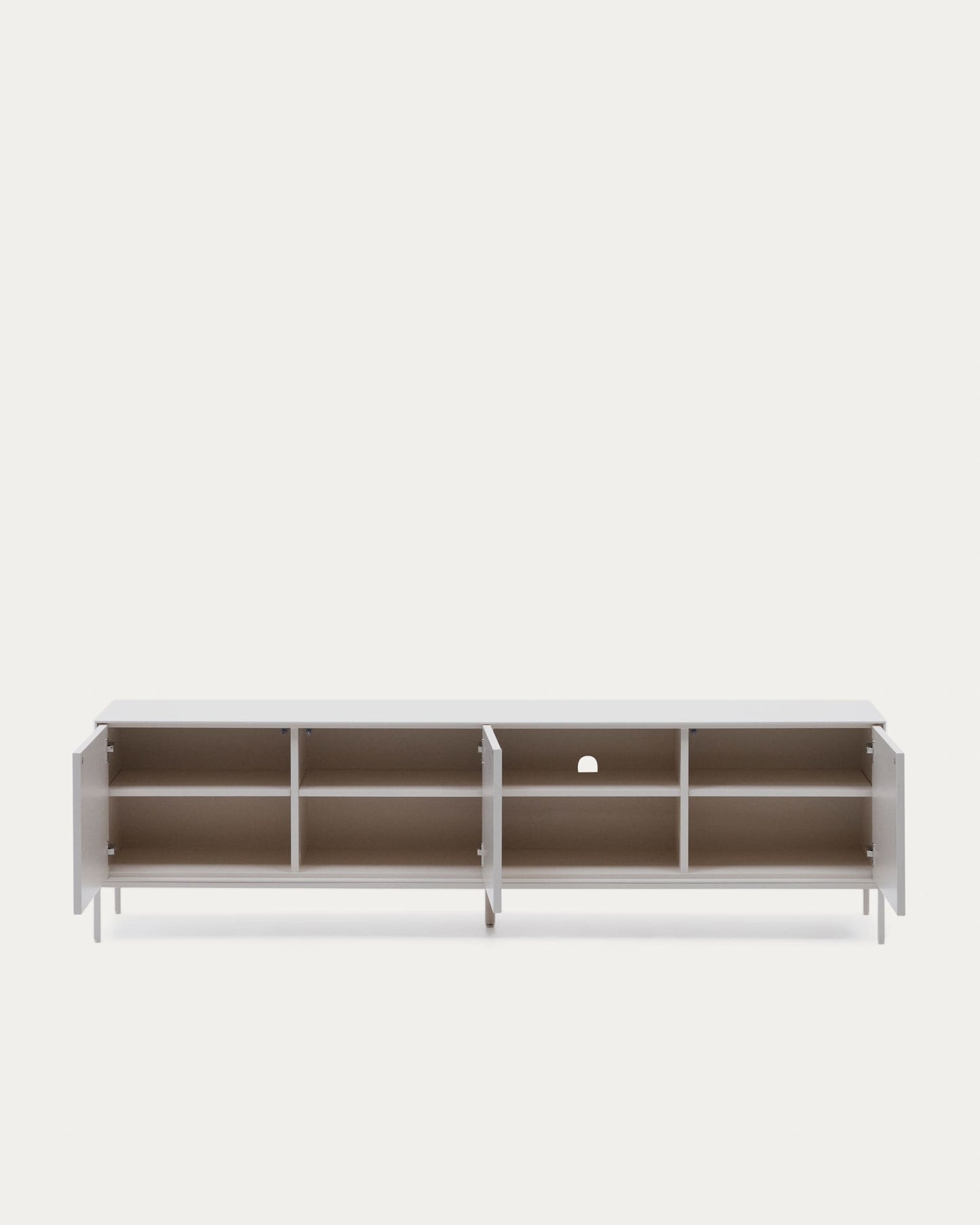 Mobile TV Vedrana 3 porte laccato bianco 195 x 55 cm