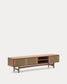 Mobile TV Elan 3 ante impiallacciatura e legno massello noce corda 200x50cm