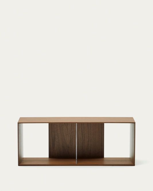 Modulo libreria grande Litto impiallacciato noce 101 x 38 cm