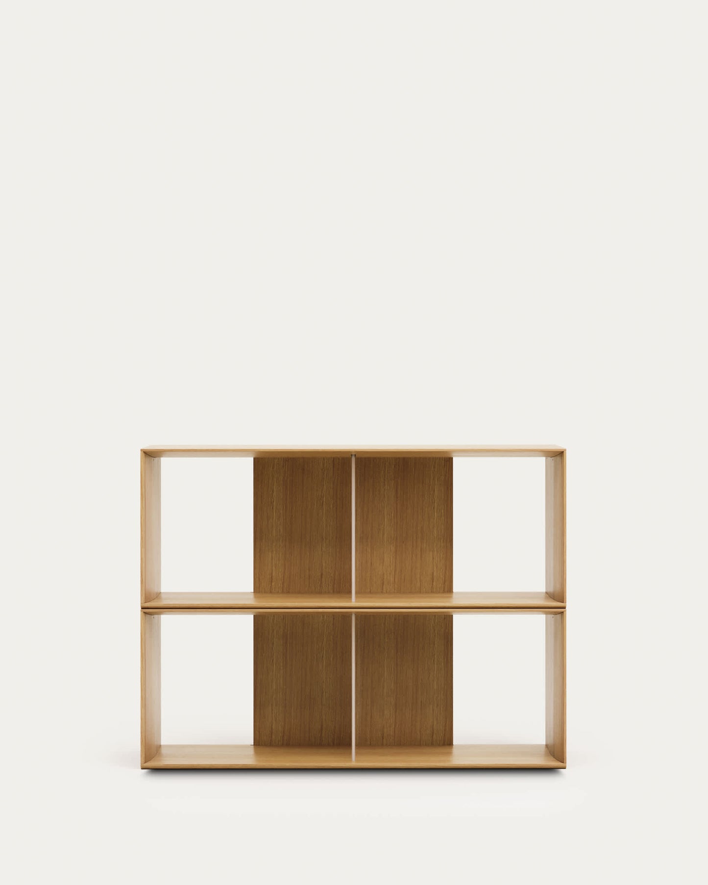 Set Litto di 2 ripiani modulari impiallacciati rovere 101 x 76 cm
