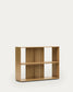 Set Litto di 2 ripiani modulari impiallacciati rovere 101 x 76 cm