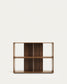 Set Litto di 2 ripiani modulari impiallacciati noce 101 x 76 cm