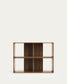 Set Litto di 2 ripiani modulari impiallacciati noce 101 x 76 cm