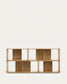 Set Litto di 4 ripiani modulari impiallacciati rovere 168 x 76 cm