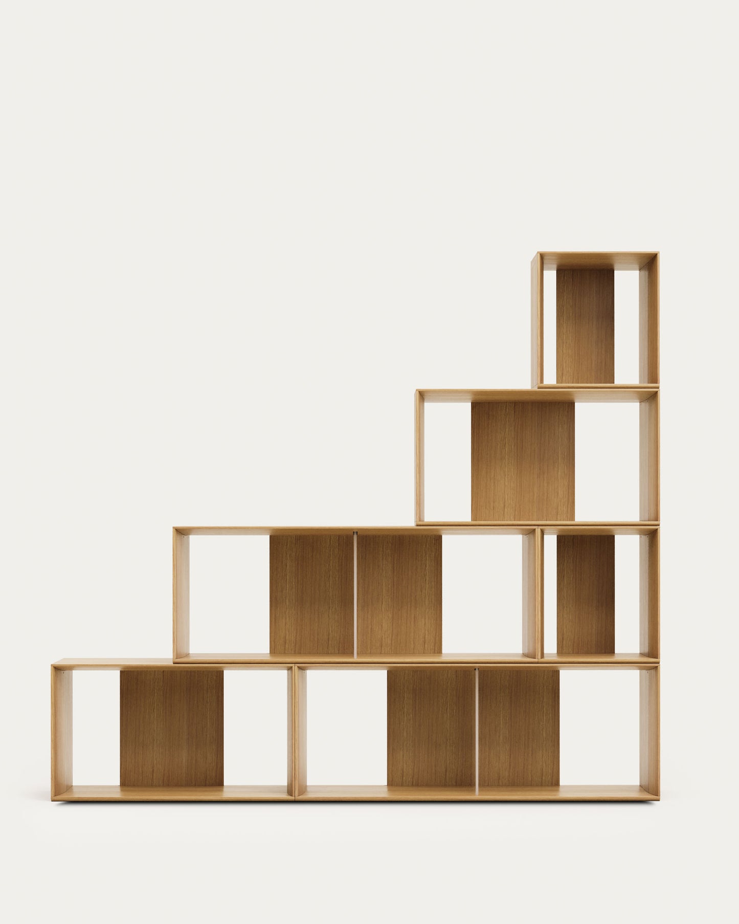 Set Litto di 6 ripiani modulari impiallacciati rovere 101 x 152 cm