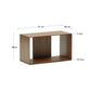 Set Litto di 6 ripiani modulari impiallacciati noce 168 x 114 cm