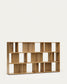 Set Litto di 9 ripiani modulari impiallacciati rovere 202 x 114 cm