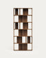 Set Litto di 9 ripiani modulari impiallacciati noce 202 x 114 cm