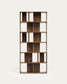 Set Litto di 9 ripiani modulari impiallacciati noce 202 x 114 cm