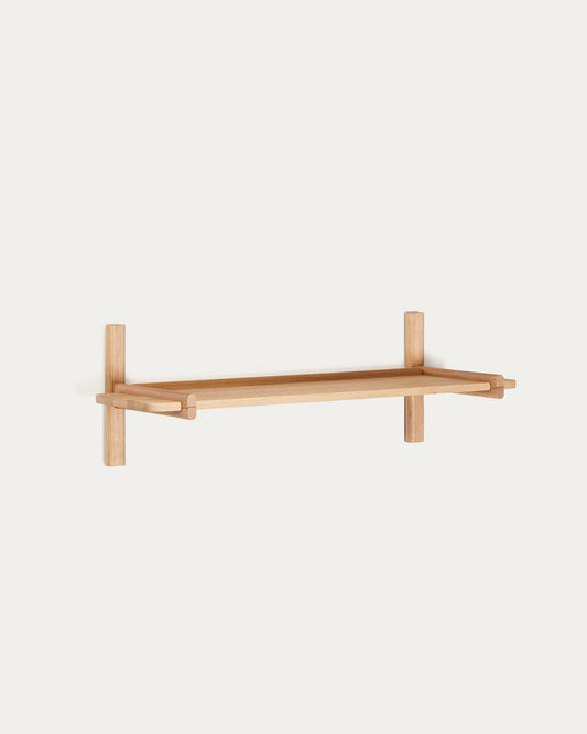 Scaffalatura modulare Sitra 1 mensola legno massiccio di rovere naturale 90 cm